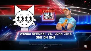 Wenda Sprunki vs John Cena WWE2K25 Sprunki #thanksyoucena #graciascena
