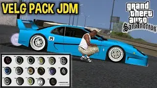 Mod Velg Pack JDM Keren Cocok Buat Yang Suka JDM ~ GTA SA Android