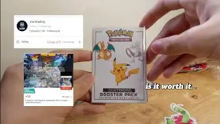 pokemon card booster packs repack from shopee (was it worth it...)