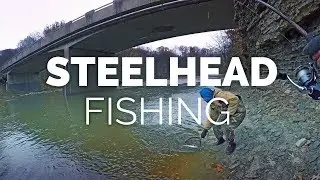 Steelhead Fishing in Ohio (lots of ICE)