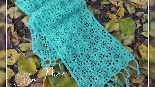 Lecția 42 . Croșetăm o  Eșarfă  frumoasă// Crochete