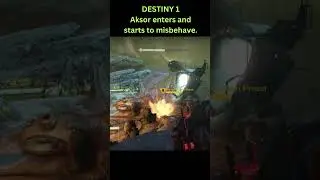 Aksor enters the field #destiny1 #gaming #nightfall