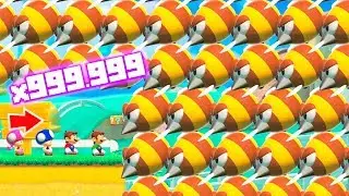 999.999.999 ABEJAS en Super Mario Maker 2 Multijugador