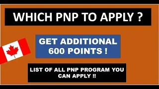 EXPRESS ENTRY ALIGNED PNP PROGRAMS #PNP #Immigrationtocanada