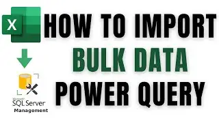 Excel csv file bulk import to sql server