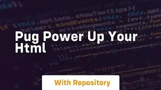 Pug power up your html