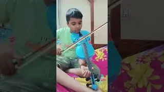 my violin video, the tuning sa re ga ma pa da ne sa