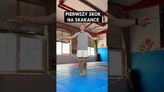 Pierwszy skok na skakance, nauka skakania #jumprope #skakanka #boksing #nauka #tutorial #crossfit