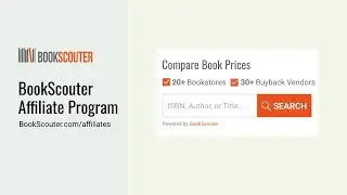 BookScouter Affiliate Program for Book Blogs, Money Blogs, and Student Influencers