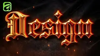 Legendary Gold Text Effect in Affinity | Clear Steps