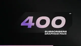 400 Subscriber`s Graphics Pack! | Free Graphics Pack For Photoshop 2020
