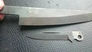 Slip Joint Clip blade + Single Bevel Petty Chef Knife 26C3 66 HRC