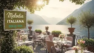 Mediterranean Sunset Lounge 🌅 Relaxing Italian Coastal Instrumental MusicDescription