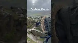Dangerous walk at Wainstones #shorts #wainstones #Chopgate #UKWalking #HikingAdventures #NatureWalks