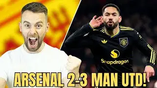 ARSENAL 2-3 MAN UTD! DORGU & CUNHA SCORE WORLDIES 🔥 MATCH REACTION