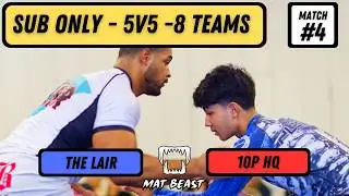 Mat Beast 4 | 5v5 Jiu Jitsu Team Duels | The Lair vs 10P HQ | Quarterfinals Match 4
