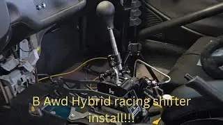 B series awd shifter/ finishing lines handbrake install