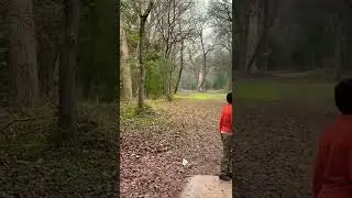Brazos East disc golf throw
