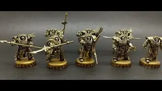 Warhammer 40000. Отряд Терминаторов 3го легиона Детей императора.