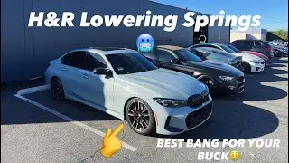 На мой BMW M340i установлены занижающие пружины H&R!!! | Лучшее соотношение цены и качества!