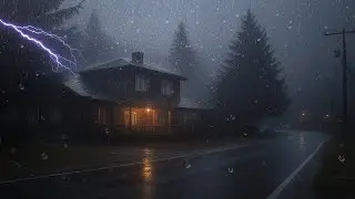Barulho de Chuva para Dormir Profundamente e Relaxar ⛈ Som de Chuva e Trov&atilde;o # 01 Nature Rain Noise