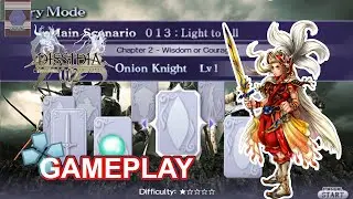 Dissidia 012 Final Fantasy Scenario 13 Chapter 2 PSP (PPSSPP) Full Gameplay | Onion Knight | Sharung