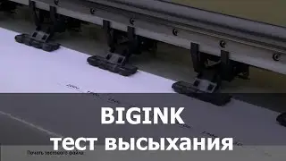 BIGINK drying test / BIGINK тест высыхания