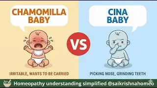 The Angry Baby Remedies: Chamomilla vs Cina Simplified | Don't Confuse These Two! | @SaiKrishnaHomeo