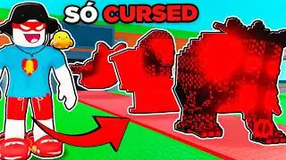 DESAFIO $0 até 1 TRILHÃO usando APENAS BRAINROTS de CURSED