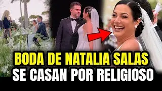 NATALIA SALAS' WEDDING: THEY GOT MARRIED WITH A SAND CEREMONY AND WEDDING PARTY