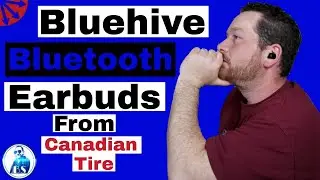Bluehive true wireless earbuds and  Bluehive wireless  charger from Canadian Tire