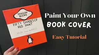 Penguin Book | Easy Painting Tutorial | DIY