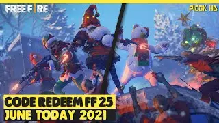 Free Fire Redeem Code 25 June 2021