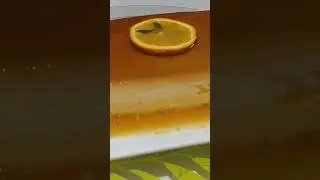 flan &agrave; l'orange ⁉️👍😋 et magique ‼️⁉️ #patisserie #nadiaaouane #dessert #flan #orange #yt #recette