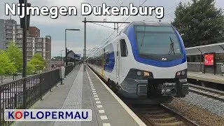 Treinen op station Nijmegen Dukenburg (Treinen Compilatie)