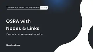 QSRA with Nodes & Links (It's exactly the same as you're used to)