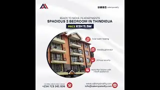 3 Bedroom Apartment for SALE at Thindigua Heights