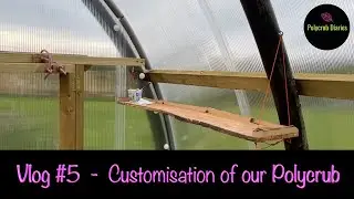 Customisation of our Polycrub (polytunnel) - Vlog #5