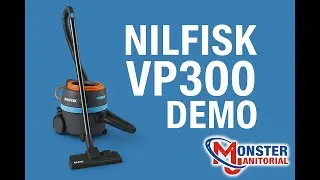 Nilfisk VP300 HEPA Dry Canister Vacuum - Commercial Cleaning Sales Demo