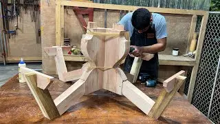 The Most Unique Coffee Table Designs by a Skilled Young Woodworker: Complex Craft from Premium Woods