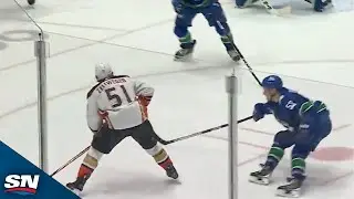 Ducks' Olen Zellweger Snipes Short Side For First Career Goal