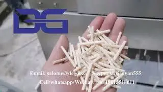 Continuous fried wheat sticks make machine frying wheaten chips production line #fryingmachine