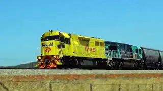 LZ 3114 & CBH 121 with 4S51 empty sg grain ex CBH Kwinana. As seen at HERNE HILL, KATRINE & AVON.