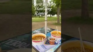 How to enjoy HANGANG RAMEN?🍃🍜🍻