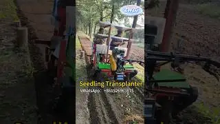 Powe Self-Propelled Seedling Transplanter #farming #machinery #transplanter #agriculture