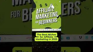 The Best Niches for Affiliate Marketing in 2025 - Affiliate Marketing for Beginners #shorts