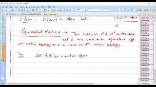 Equivalent Metrics