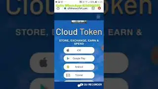 How To Create Cloud Token Account! And Deposit Process Referral Code: 0285631703