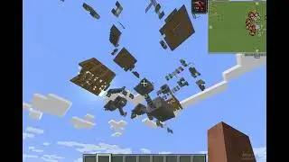 I discovered a super flat world with over 90 Nether portals.