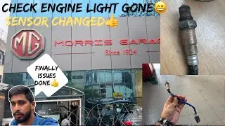 Ladakh trip से पहले issue resolved||Sensor changed||Check engine light gone 😄||MG Hector🚙||ETR